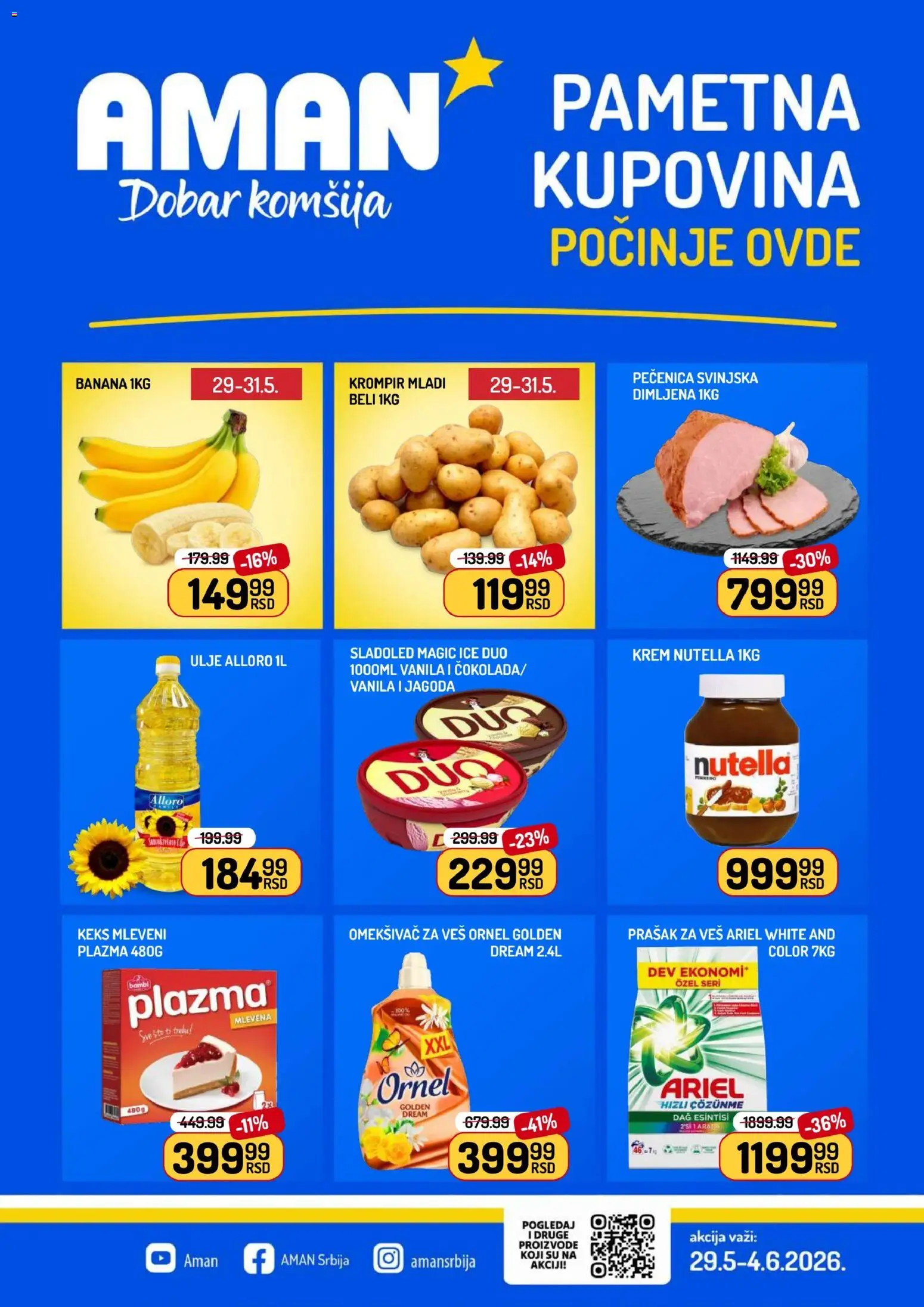 Pregled Aman kataloga - važi od 29.05.2026