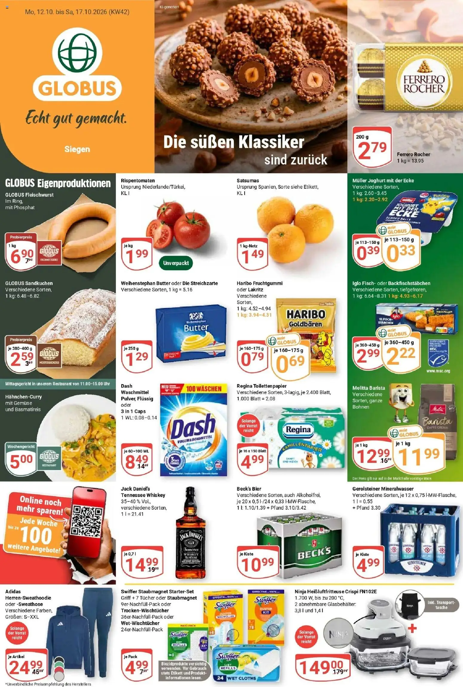 Vorschau von dem Prospekt des Geschäftes Globus, gültig ab dem 12.10.2026