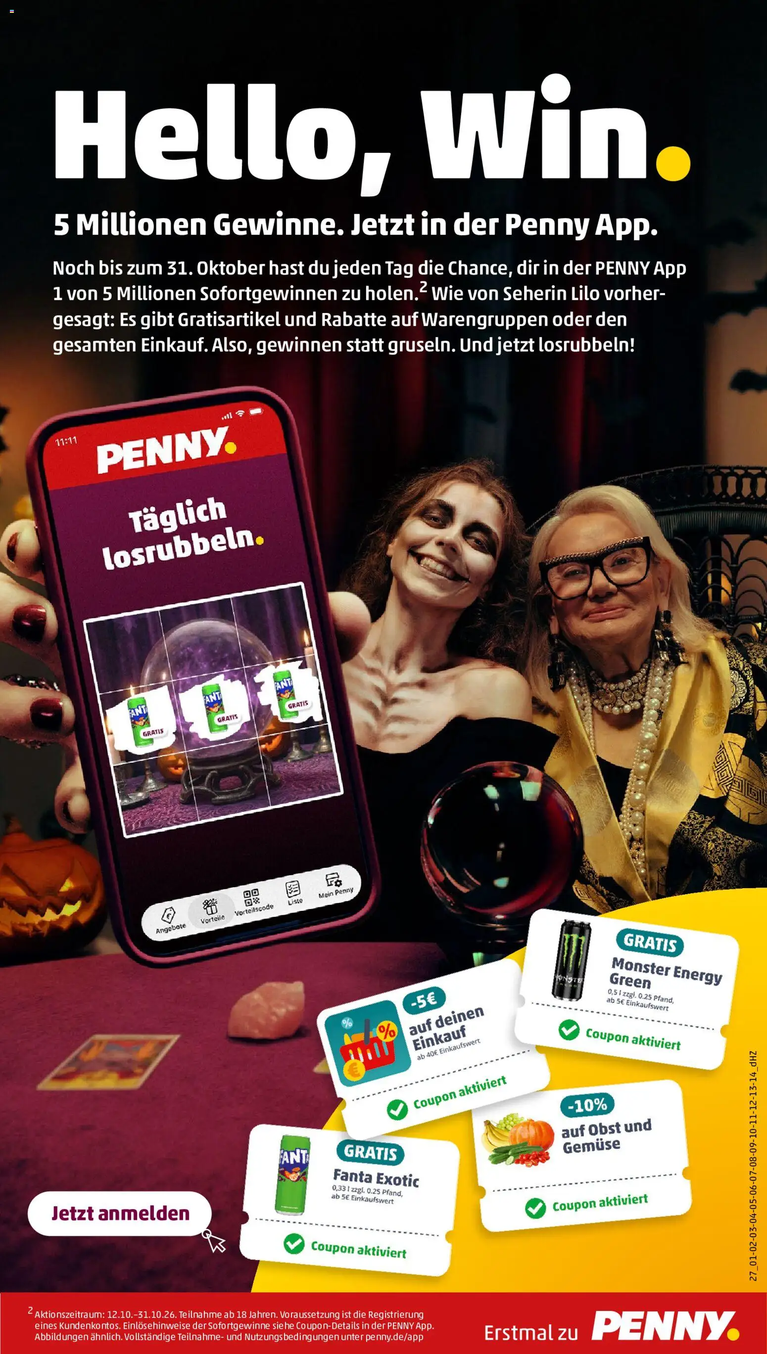 Vorschau von dem Prospekt des Geschäftes Penny, gültig ab dem 26.10.2026