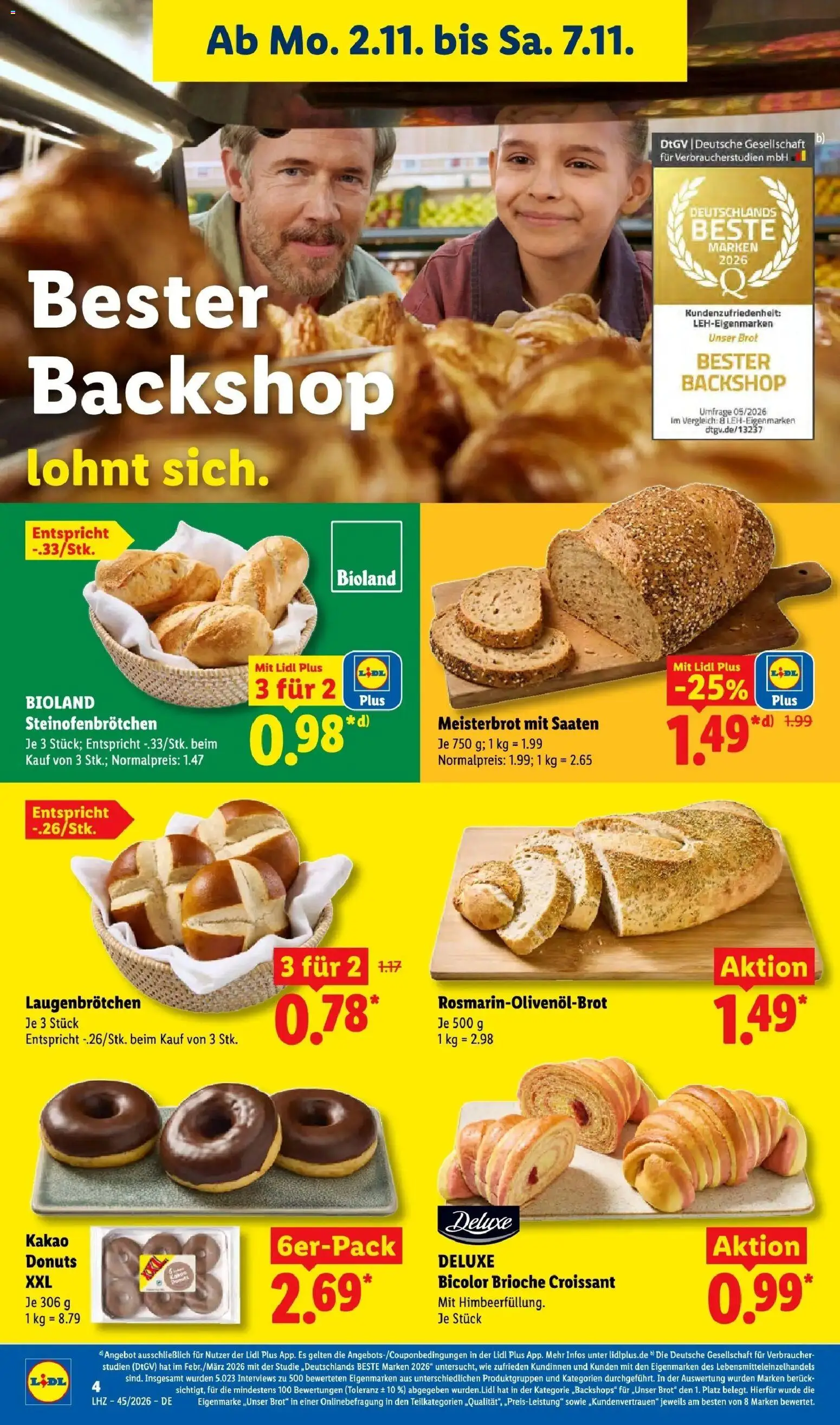 Vorschau von dem Prospekt des Geschäftes Lidl, gültig ab dem 02.11.2026