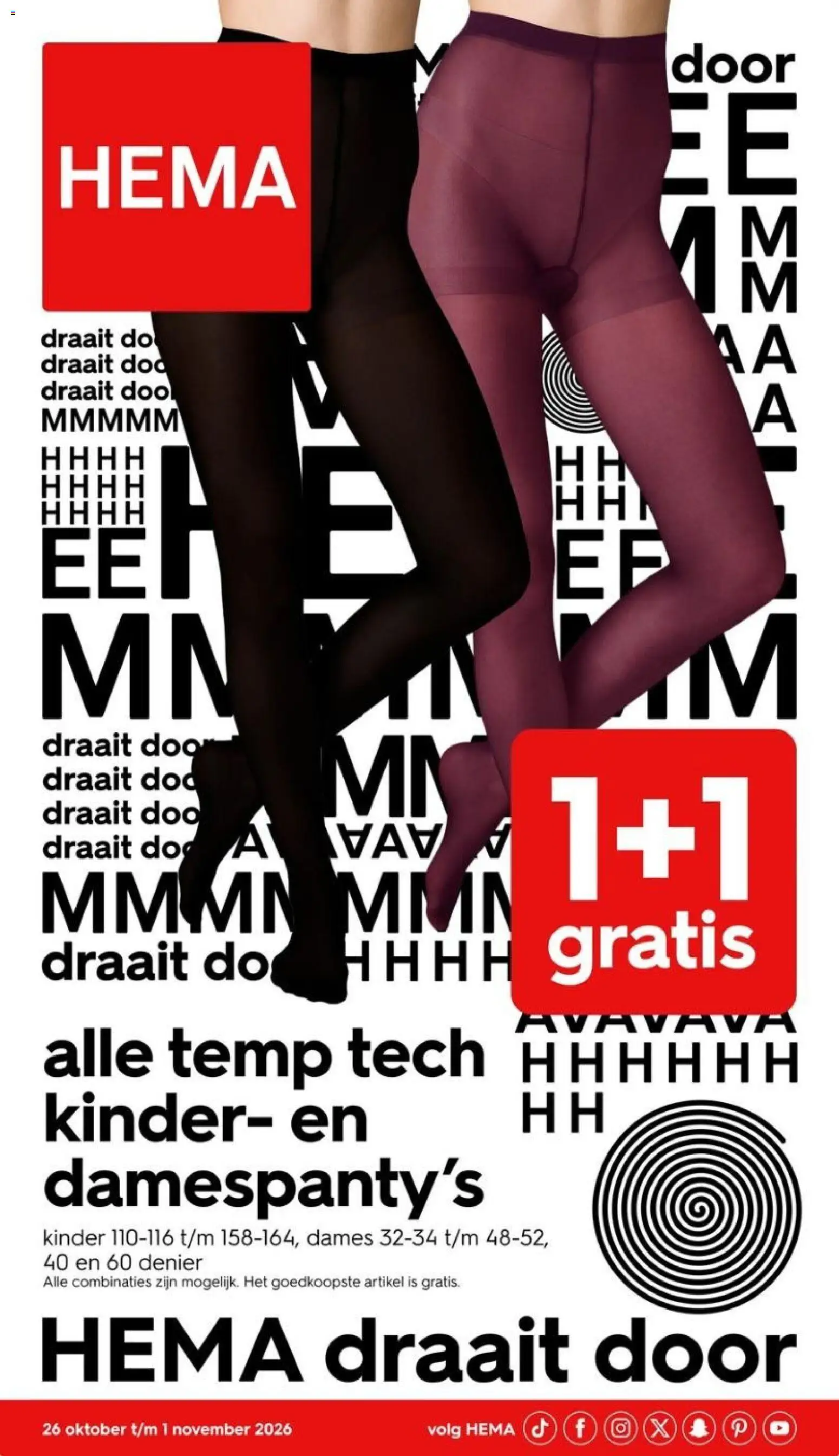 Voorbeeld van Hema folder van winkel Hema geldig vanaf 26-10-2026 - Kinder