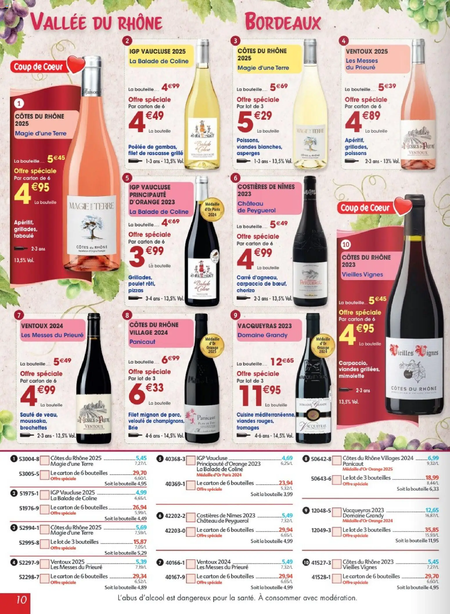 Prévisualisation de Maximo catalogue epicerie du magasin Maximo formulaire valide 24/08/2026 - Poissons, Poulet, Filet mignon, Asperges, Taboulé, Chorizo, Brie, Bouteille