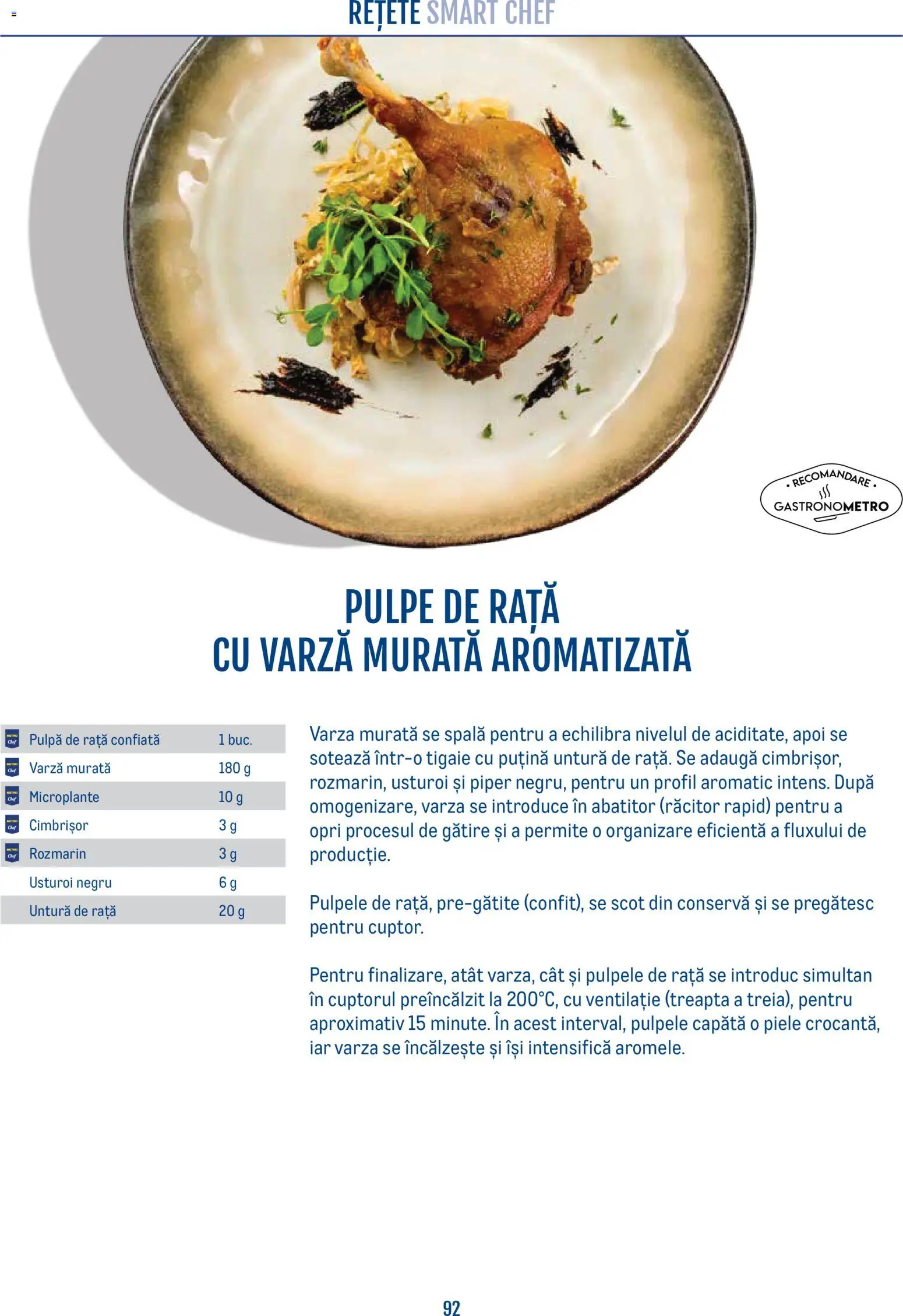 Previzualizarea de cataloage: Metro Metro Catalog Smart Chef valabil de la 21.04.2026 - Rață, Varză, Tigaie, Varza murata, Usturoi, Piper