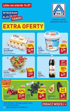 Pogląd gazetki "Aldi gazetka - Extra oferta" ze sklepu Aldi ważnej od 14.07.2026