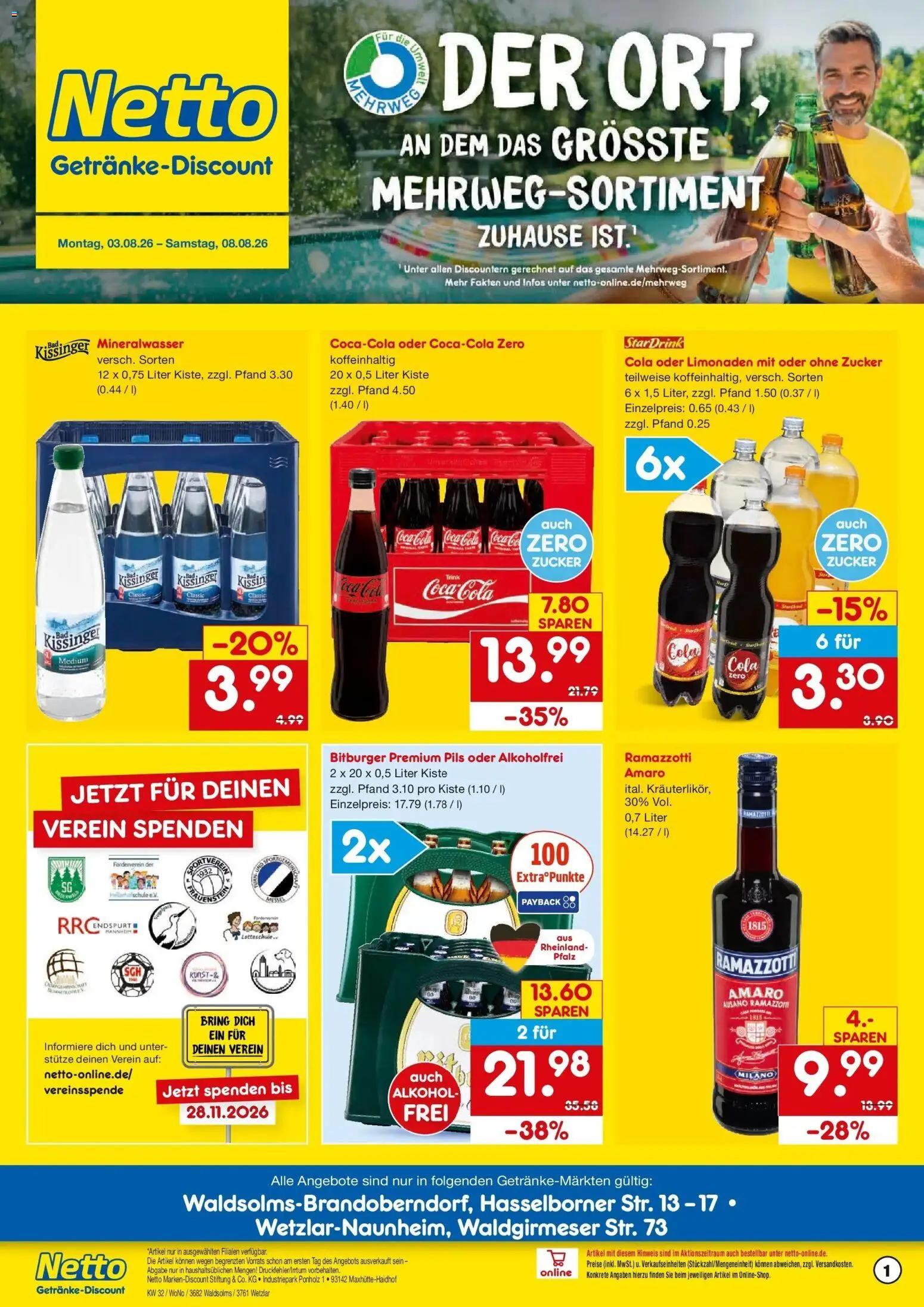 Vorschau von dem Prospekt des Geschäftes Netto Marken-Discount, gültig ab dem 03.08.2026
