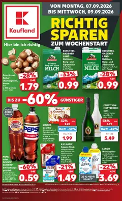 Vorschau von dem Prospekt des Geschäftes Kaufland, gültig ab dem 07.09.2026