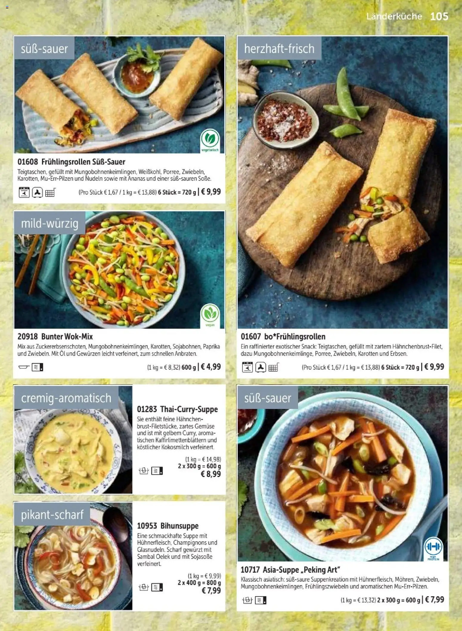 Vorschau von dem Prospekt des Geschäftes Bofrost, gültig ab dem 07.09.2026 - Gemüse, Nudeln, Ananas, Champignons, Paprika, Kokosmilch, Sojasoße, Hahnchen