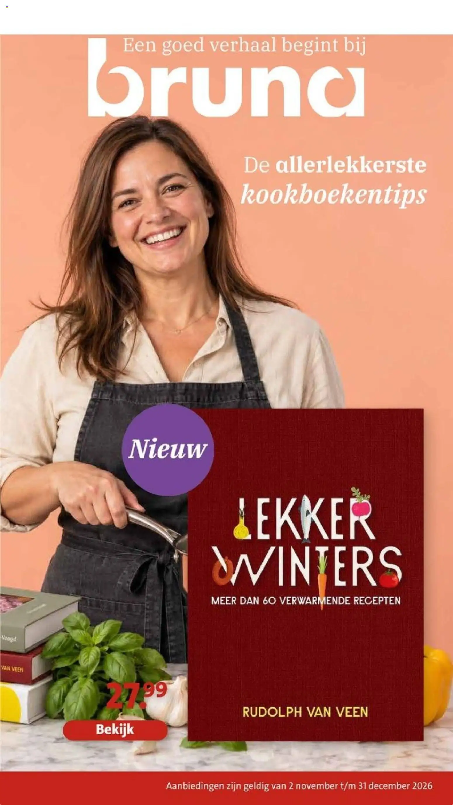Voorbeeld van Bruna folder - Kookboeken van winkel Bruna geldig vanaf 02-11-2026
