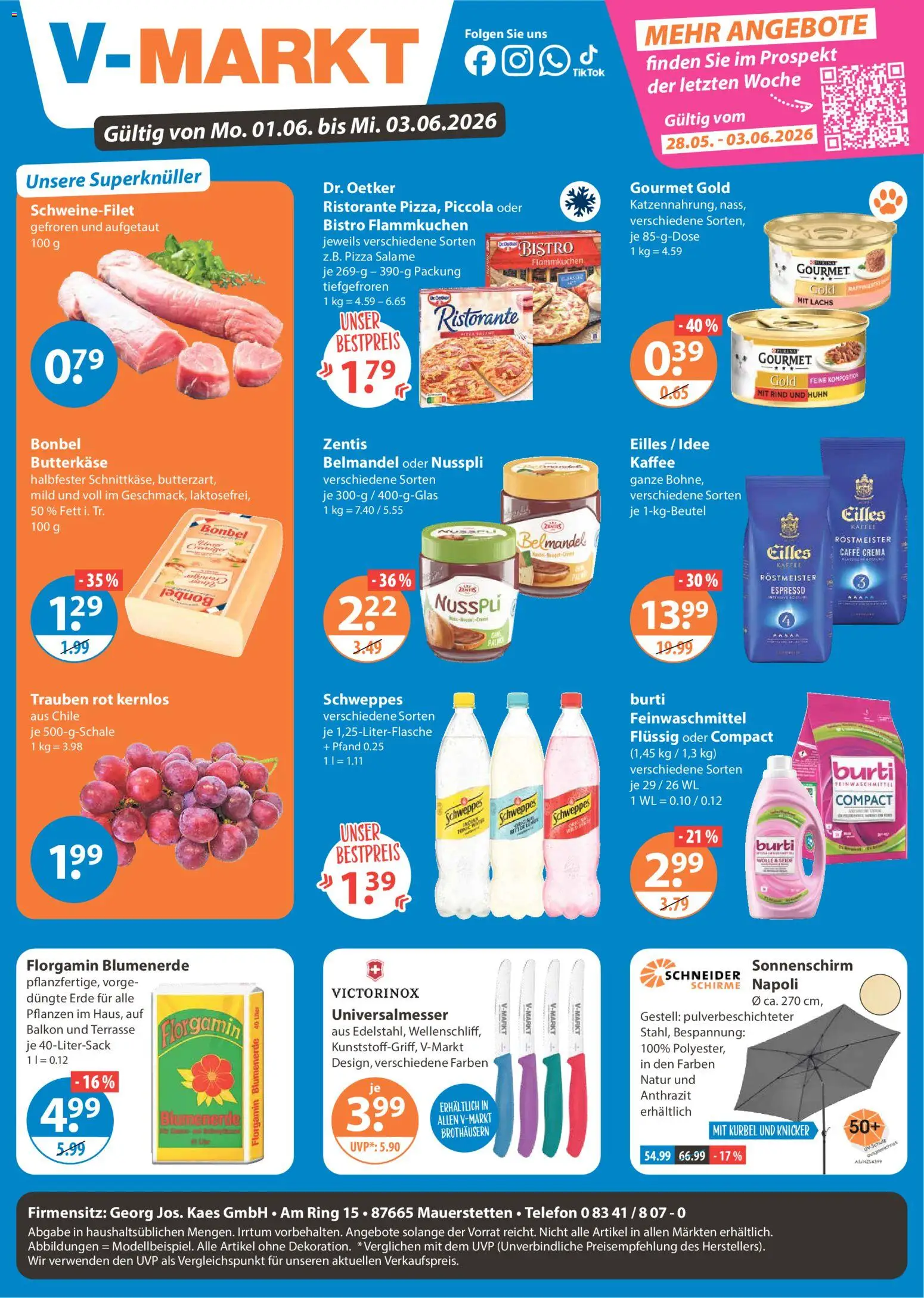 Vorschau von dem Prospekt des Geschäftes V-Markt, gültig ab dem 01.06.2026