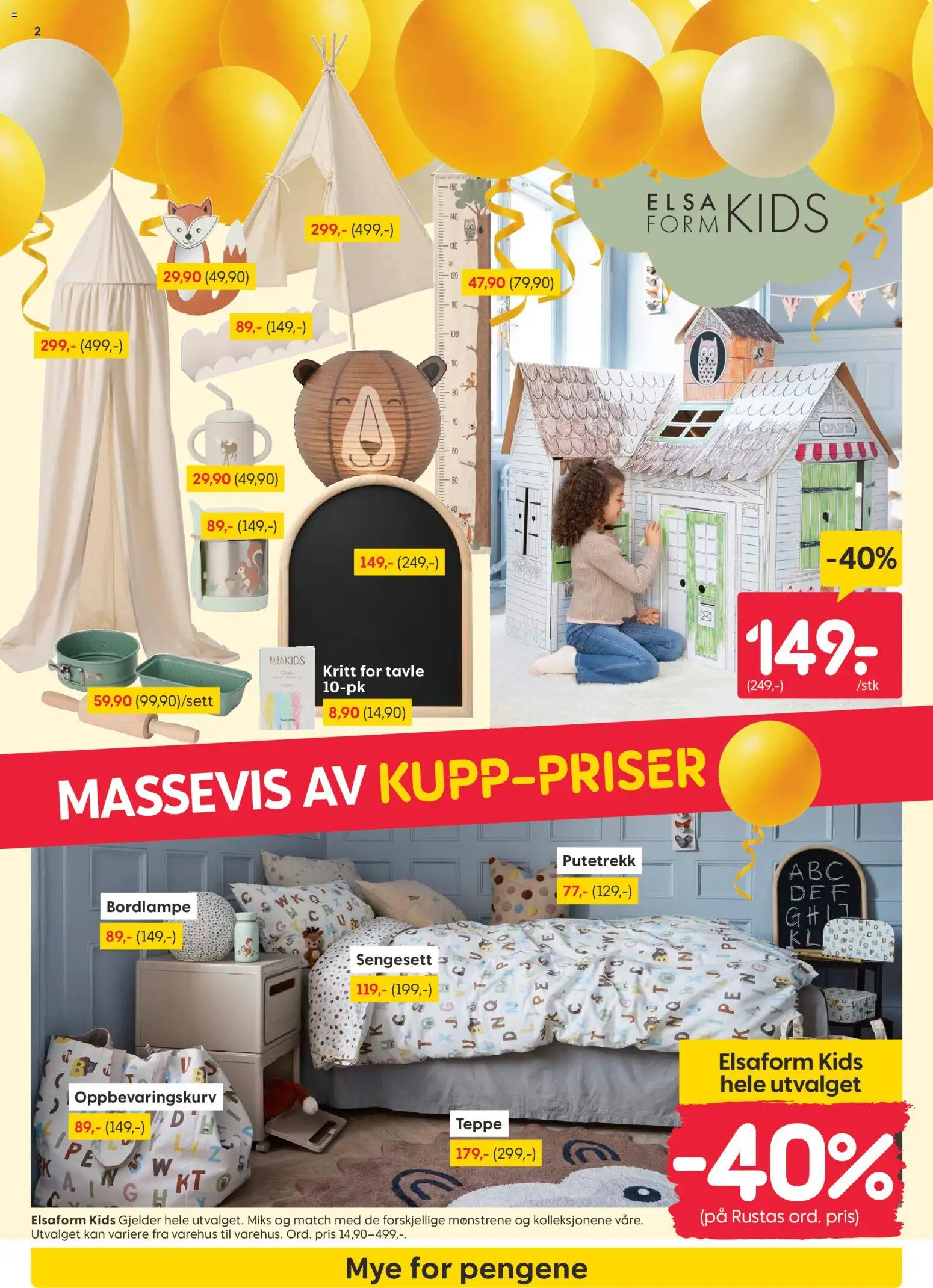 Forhåndsvis Rusta kundeavis fra butikk Rusta gyldig fra 19/10/2026 - Oppbevaringsbokser, 1, Putetrekk, Hylle, Telt, Teppe, Bordlampe