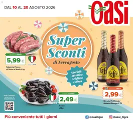 Anteprima dell'opuscolo Oasi volantino Perugia dal negozio Oasi valido da 10/08/2026