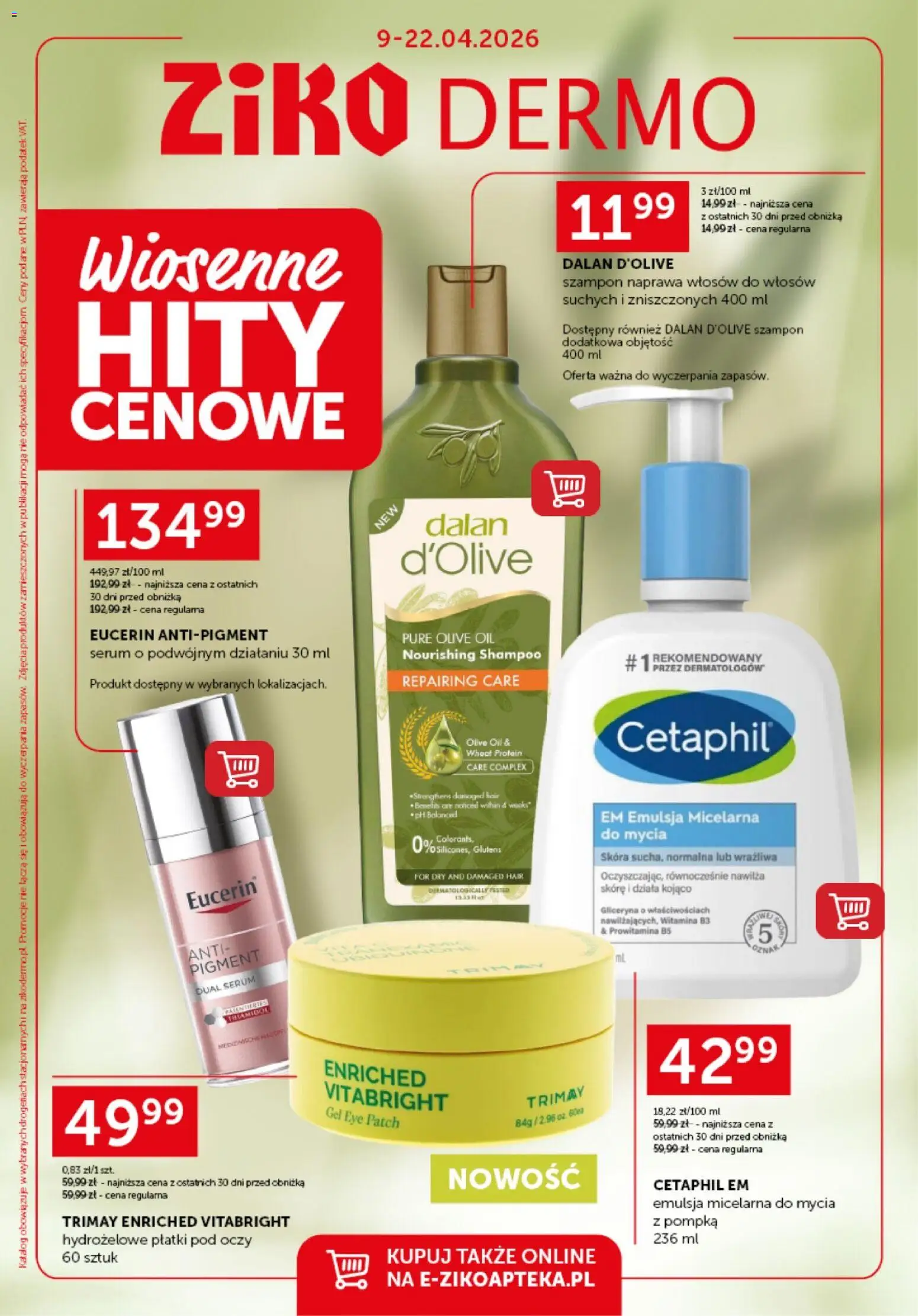 Pogląd gazetki "Ziko gazetka" ze sklepu Ziko ważnej od 09.04.2026 - Gliceryna, Szampon, Płatki