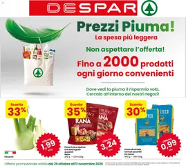 Anteprima dell'opuscolo Despar volantino Cinto Caomaggiore dal negozio Despar valido da 29/10/2026