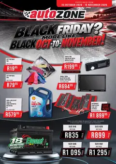 Preview of AutoZone flyer valid from 23/10/2026