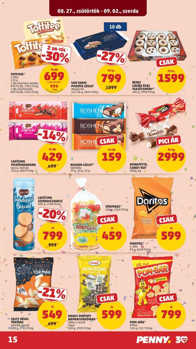 Új Penny akciós újság 08.27.