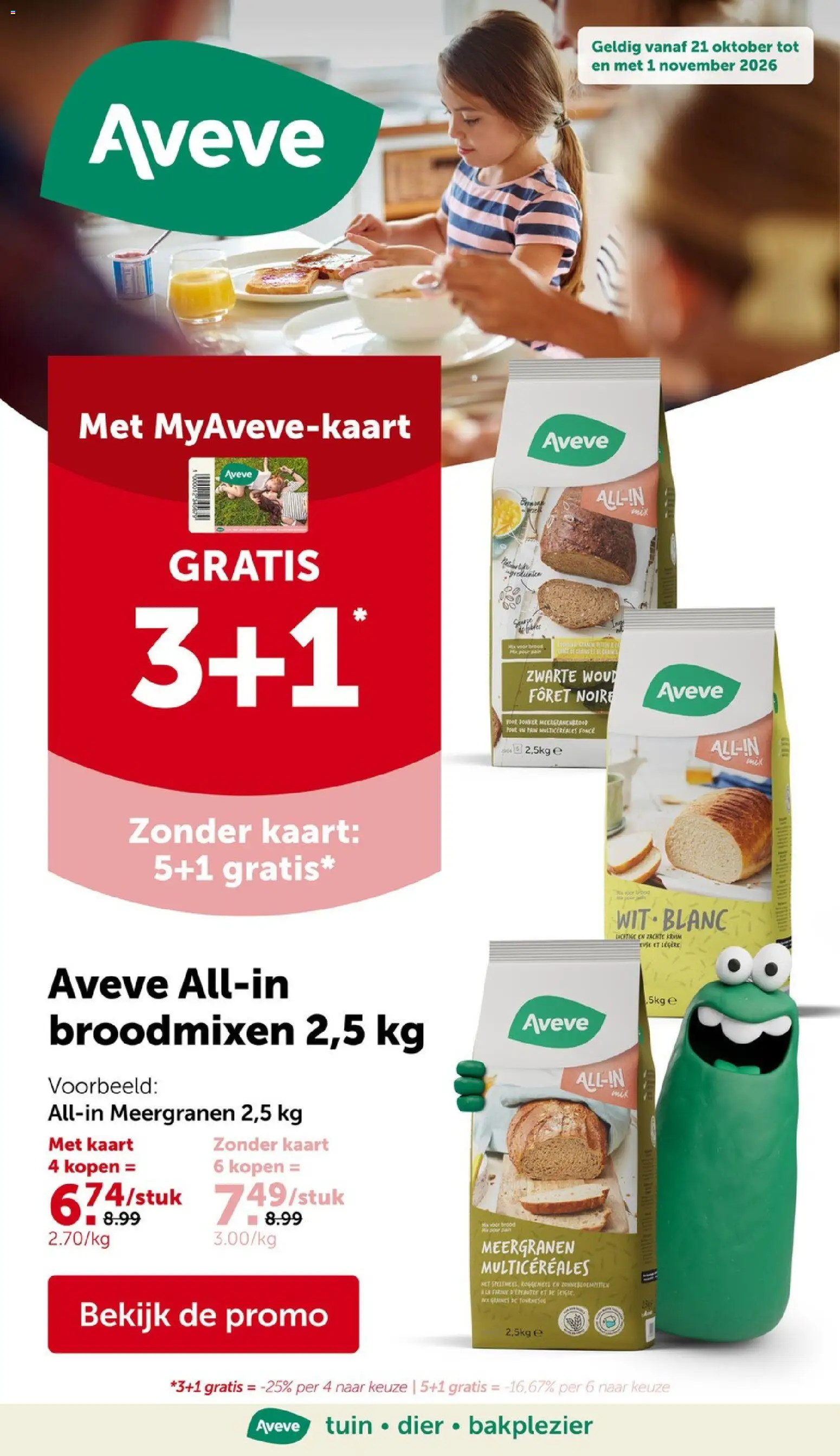 Voorbeeld van Aveve Folder van winkel Aveve geldig vanaf 21/10/2026 - Kaart