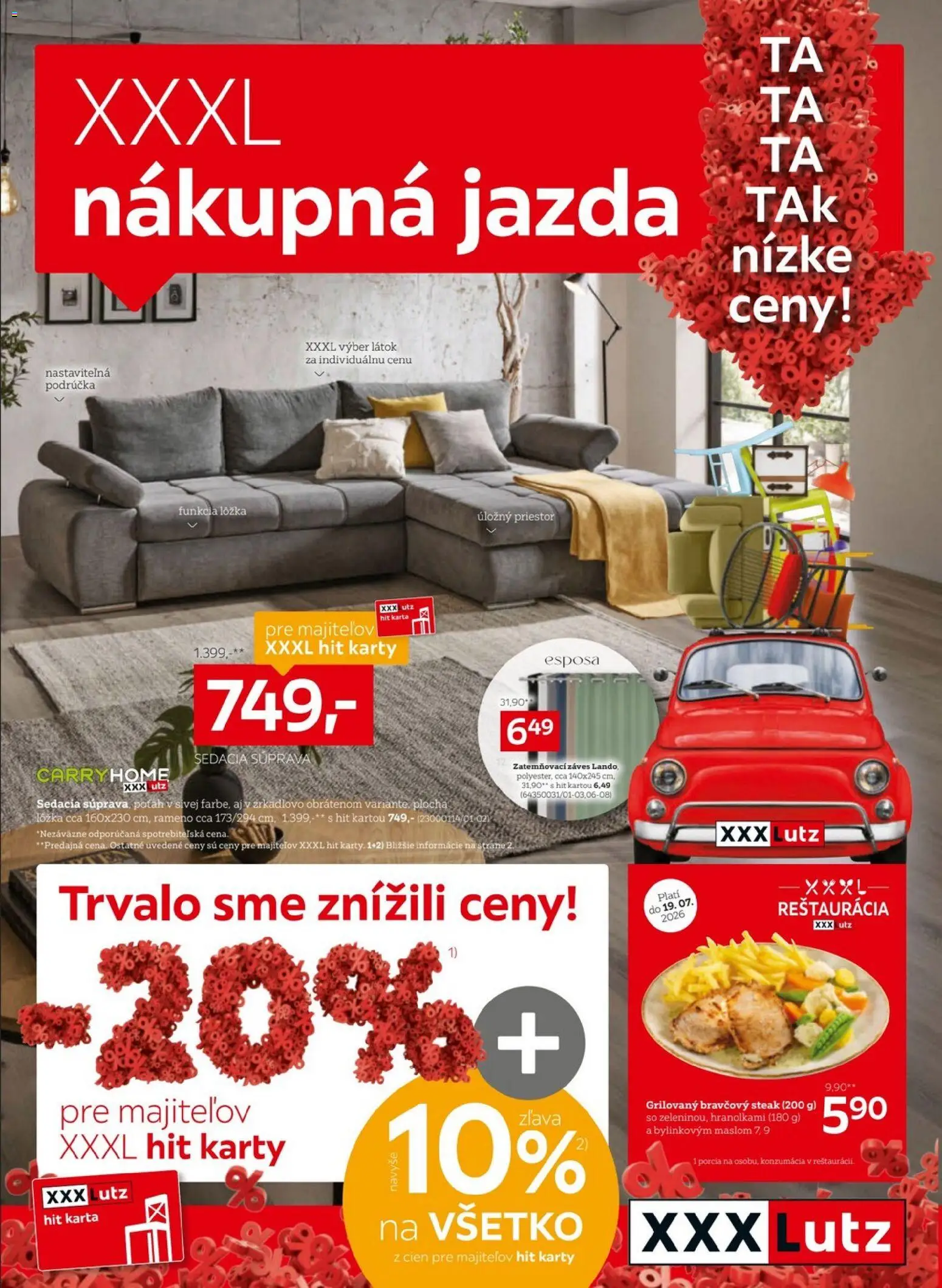 Náhľad XXXLutz letáku platného od 06.07.2026