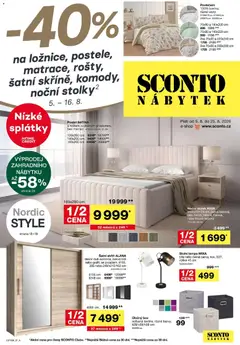 Náhled nabídky: Sconto nábytek Sconto nábytek leták platný od 05.08.2026