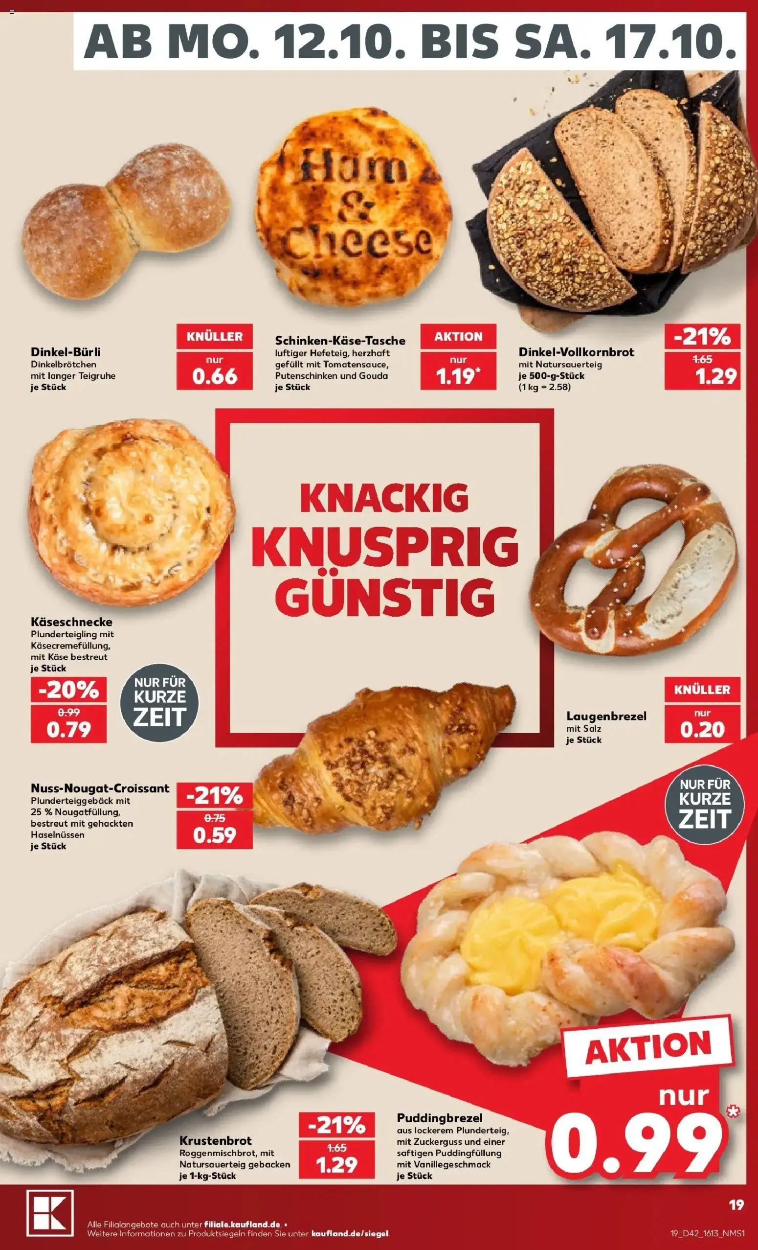 Vorschau von dem Prospekt des Geschäftes Kaufland, gültig ab dem 12.10.2026 - Käse, Salz, Gouda