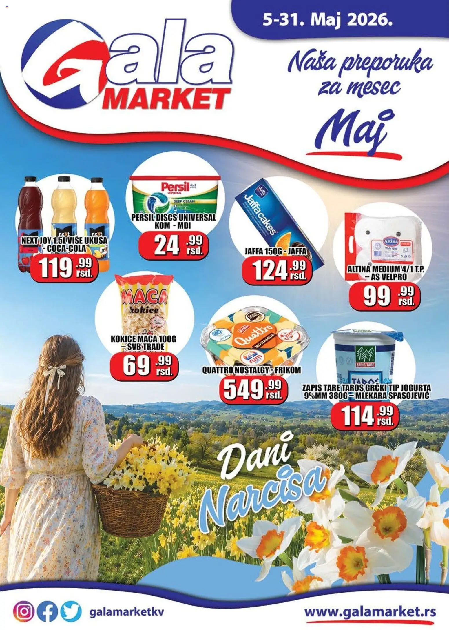 Pregled Gala MARKET kataloga - važi od 05.05.2026 - Kokice, Persil