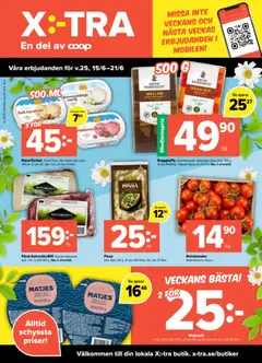 Förhandsgranska reklamblad Coop X:-TRA erbjudanden från butik Coop X:-TRA gäller från 15/06/2026