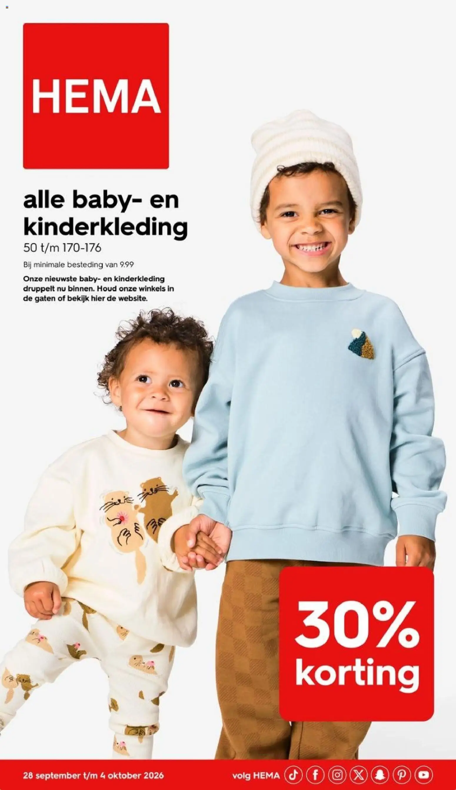 Voorbeeld van Hema folder van winkel Hema geldig vanaf 28-09-2026