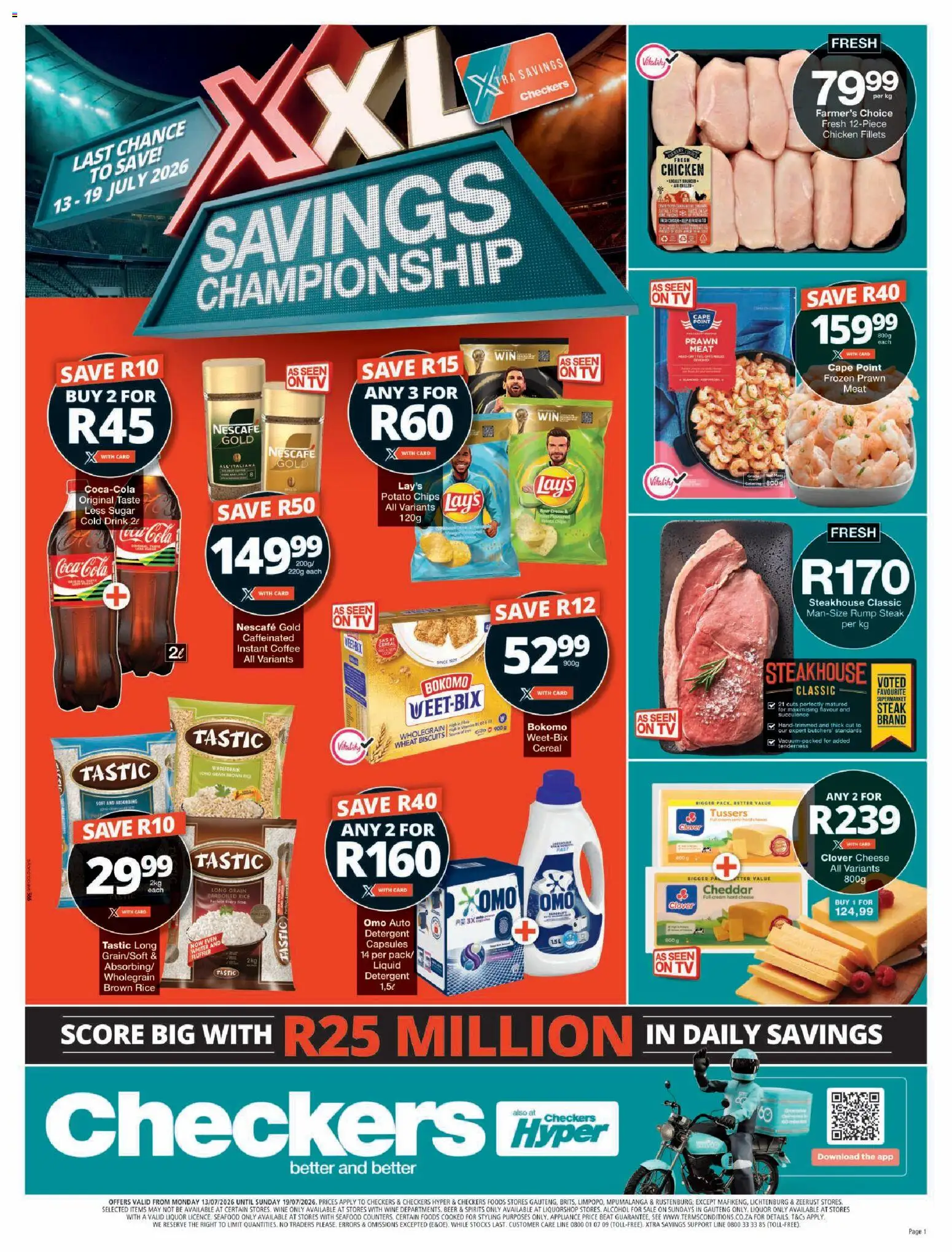 Preview of Checkers flyer valid from 13/07/2026