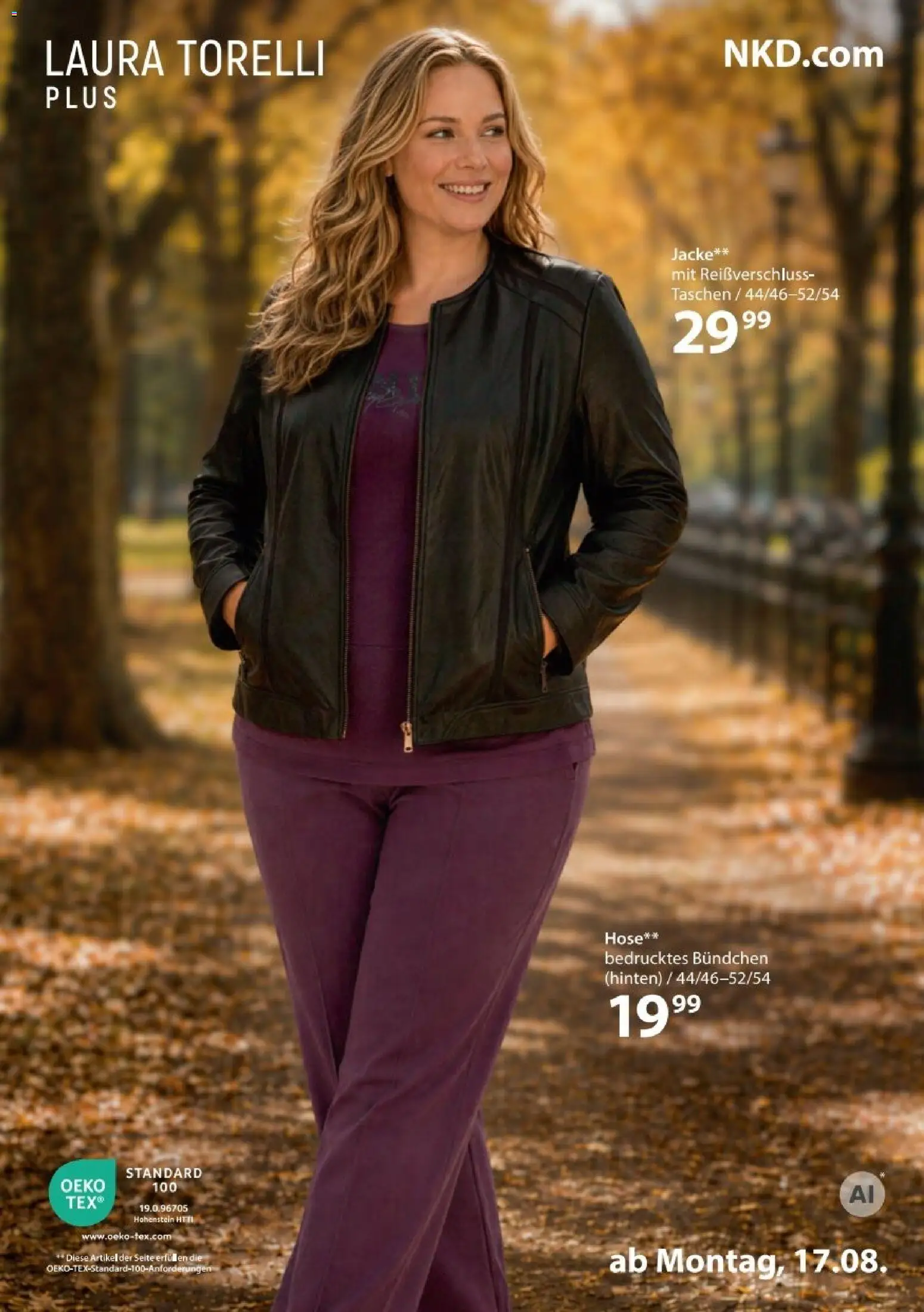 Vorschau von dem Prospekt des Geschäftes NKD, gültig ab dem 17.08.2026 - Taschen, Jacke, Hose
