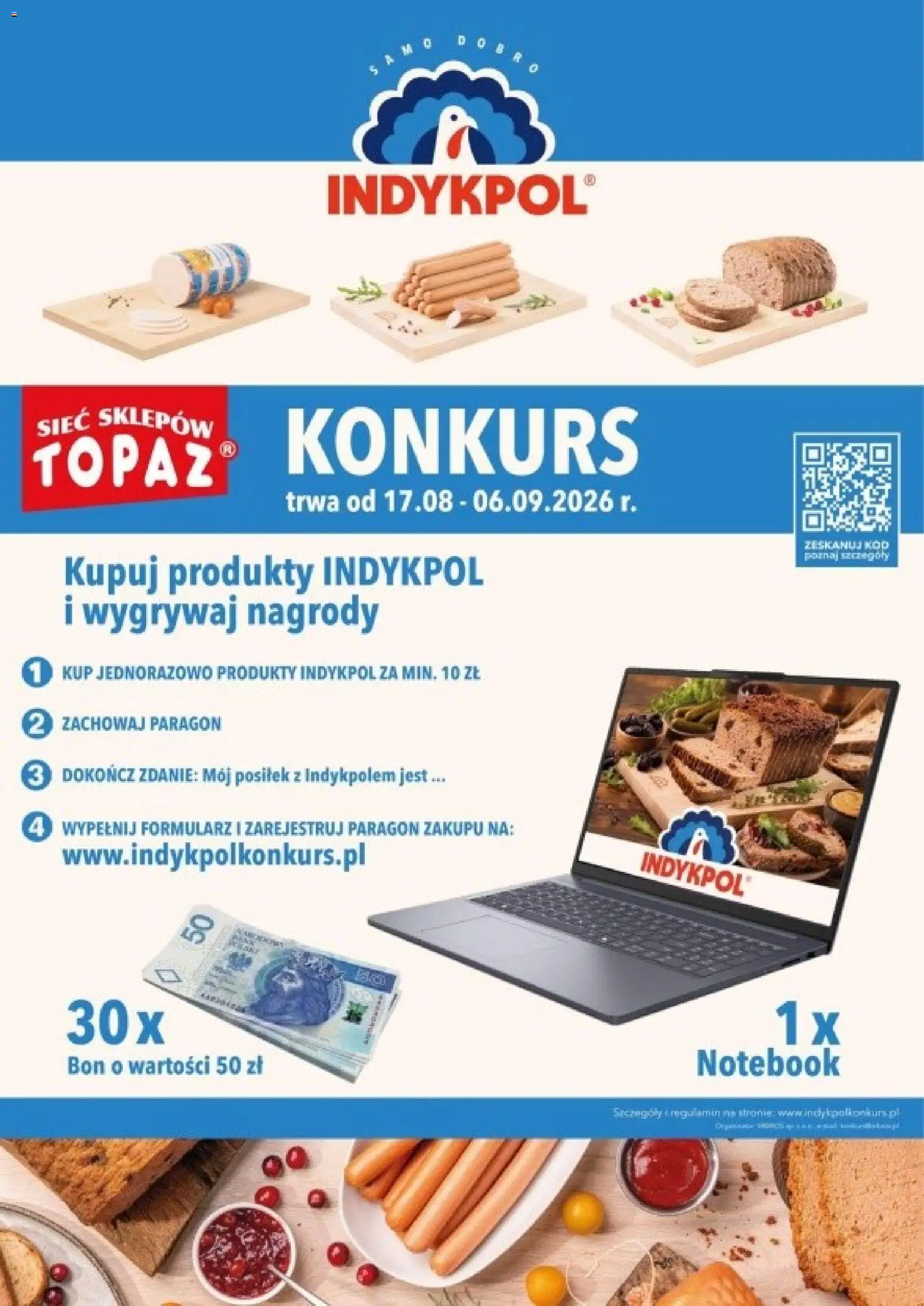 Pogląd gazetki "Topaz - konkurs" ze sklepu Topaz ważnej od 17.08.2026
