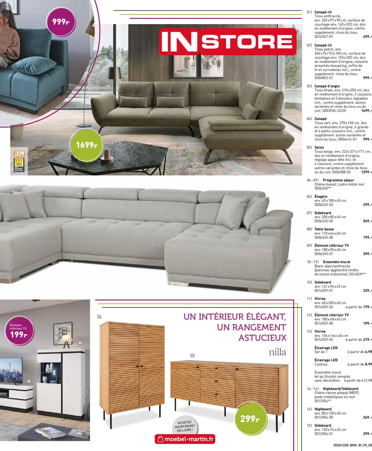 Prévisualisation de Möbel Martin catalogue du magasin Möbel Martin formulaire valide 28/10/2026