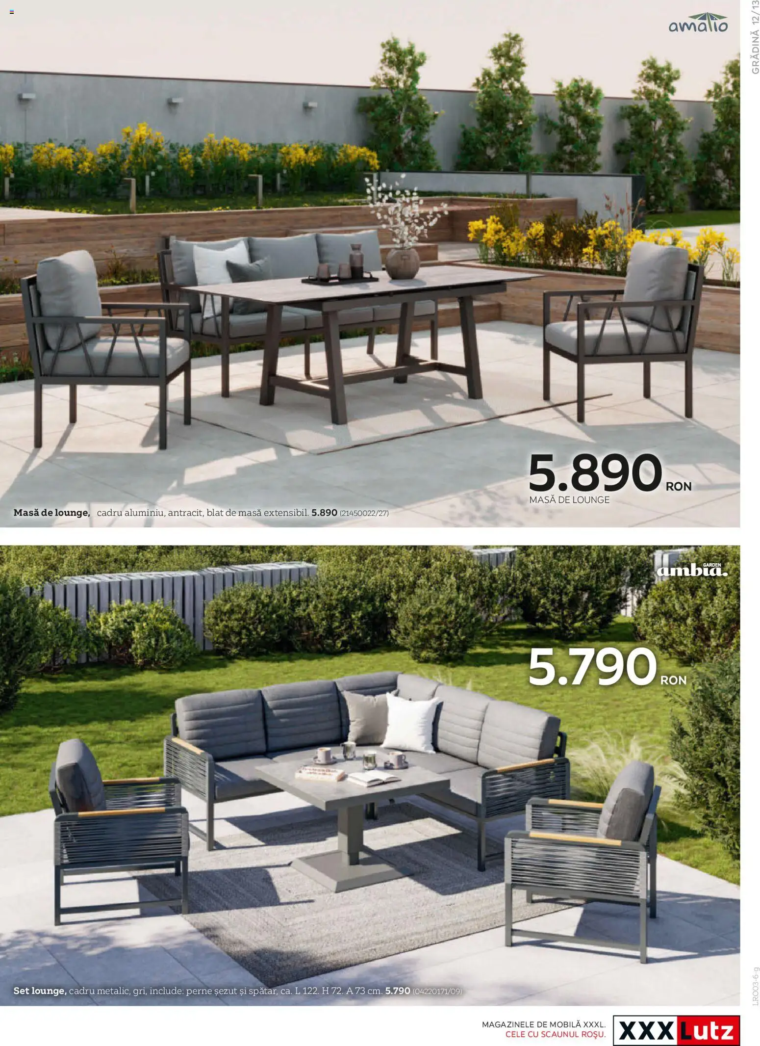 Previzualizarea de cataloage: XXXLutz XXXLutz Catalog grădină valabil de la 09.03.2026 - Masă, Perne