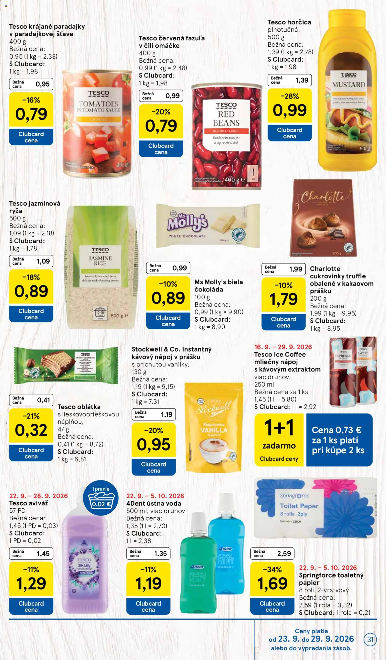 Náhľad Tesco letáku platného od 23.09.2026