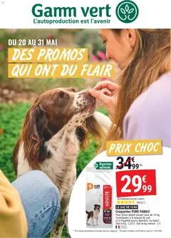 Prévisualisation de Gamm vert Des promos qui ont du flair du magasin Gamm vert formulaire valide 20/05/2026