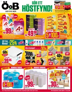 Förhandsgranska reklamblad ÖoB erbjudanden från butik ÖoB gäller från 05/10/2026
