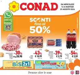 Anteprima dell'opuscolo Conad volantino Casalmaggiore dal negozio Conad valido da 12/08/2026