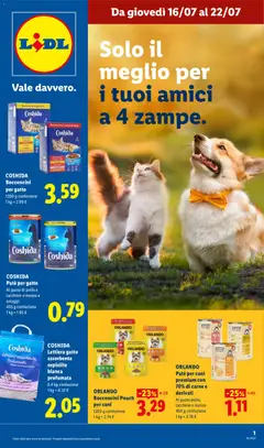 Anteprima dell'opuscolo Lidl volantino Amici dal negozio Lidl valido da 16/07/2026