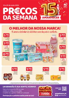 Pré-visualização do folheto da loja Amanhecer válida a partir de 14/05/2026