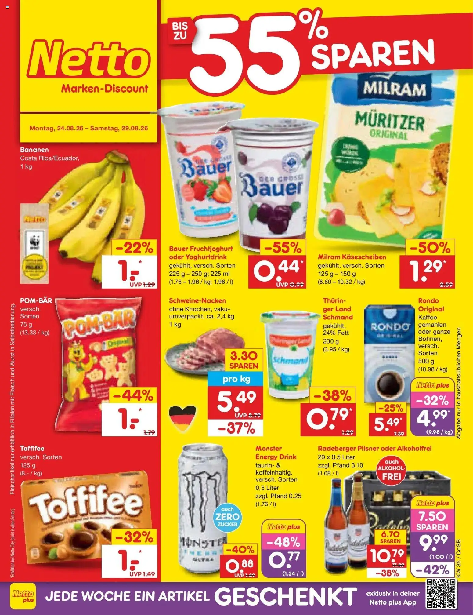 Vorschau von dem Prospekt des Geschäftes Netto Marken-Discount, gültig ab dem 24.08.2026