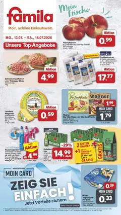 Vorschau von dem Prospekt des Geschäftes Famila Nordwest, gültig ab dem 13.07.2026