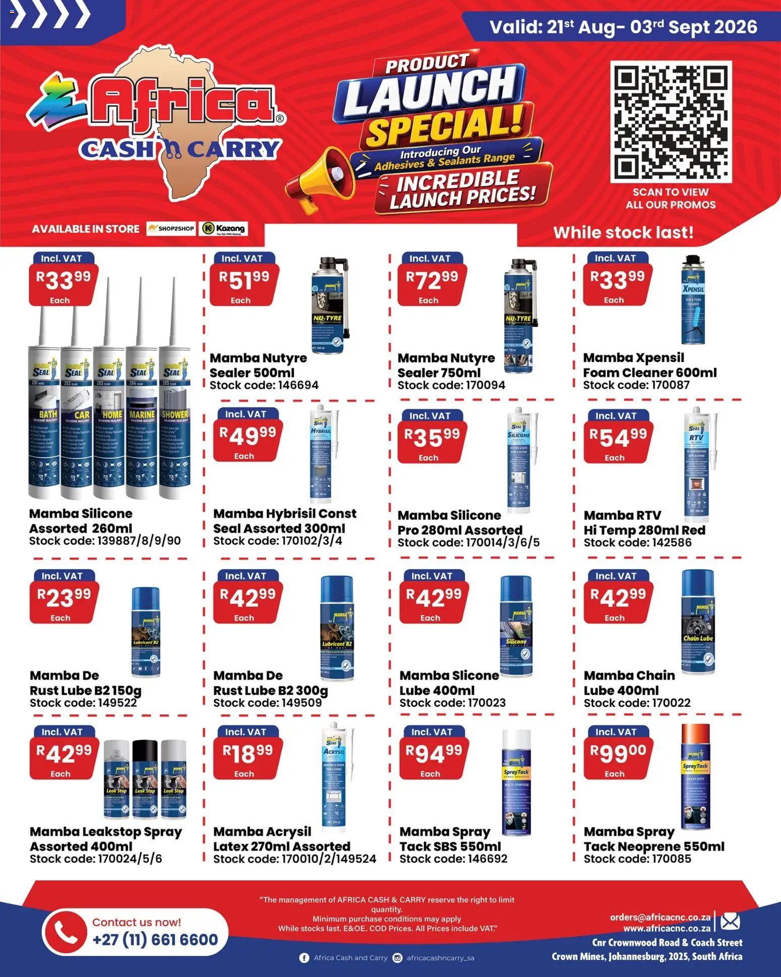 Preview of Africa Cash & Carry flyer valid from 21/08/2026