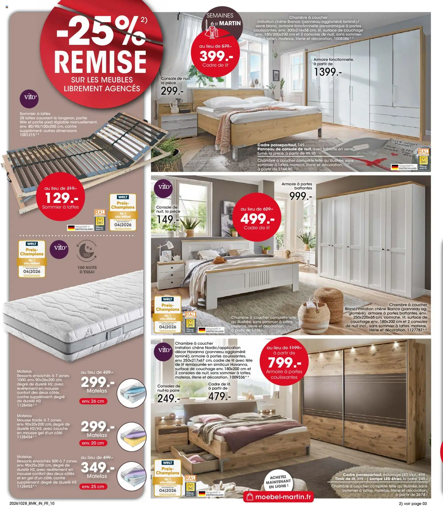 Prévisualisation de Möbel Martin catalogue du magasin Möbel Martin formulaire valide 28/10/2026