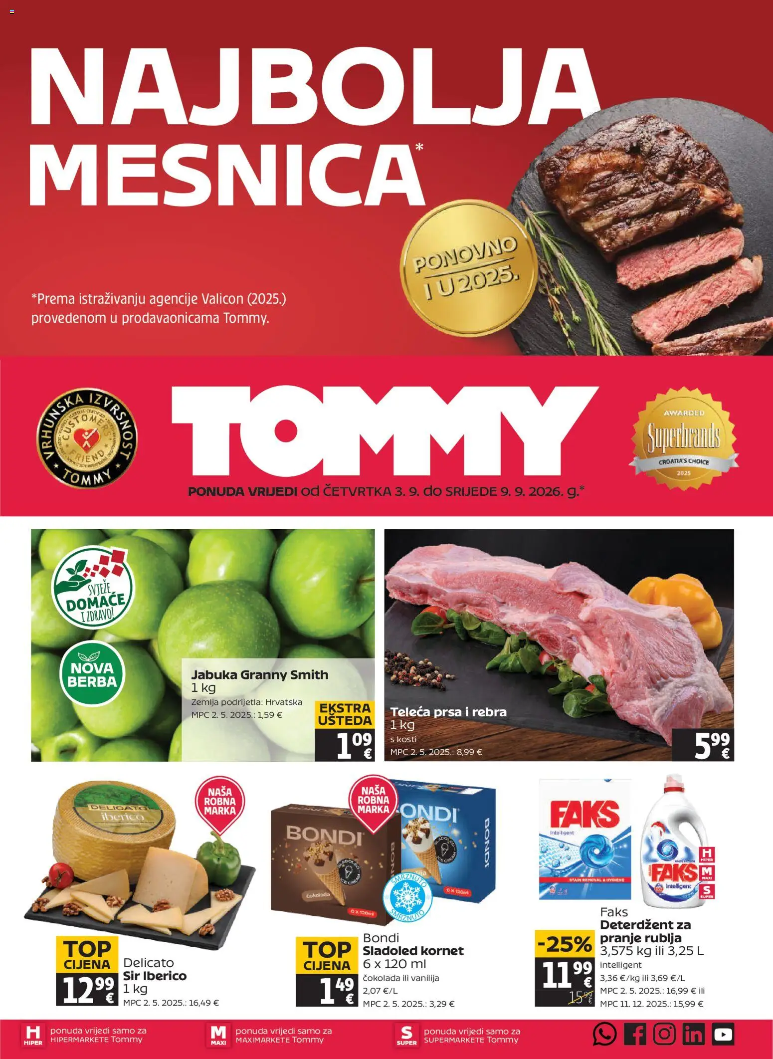 Pregled letka Tommy Katalog trgovine Tommy vrijedi od 03.09.2026