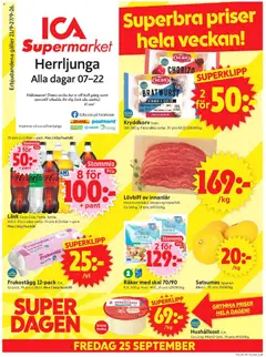 Förhandsgranska reklamblad ICA Supermarket erbjudanden från butik ICA Supermarket gäller från 21/09/2026