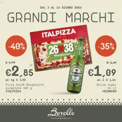Anteprima dell'opuscolo Borello Supermercati volantino dal negozio Borello Supermercati valido da 03/06/2026