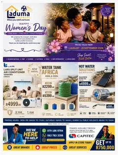 Preview of Laduma Hardware flyer valid from 01/08/2026