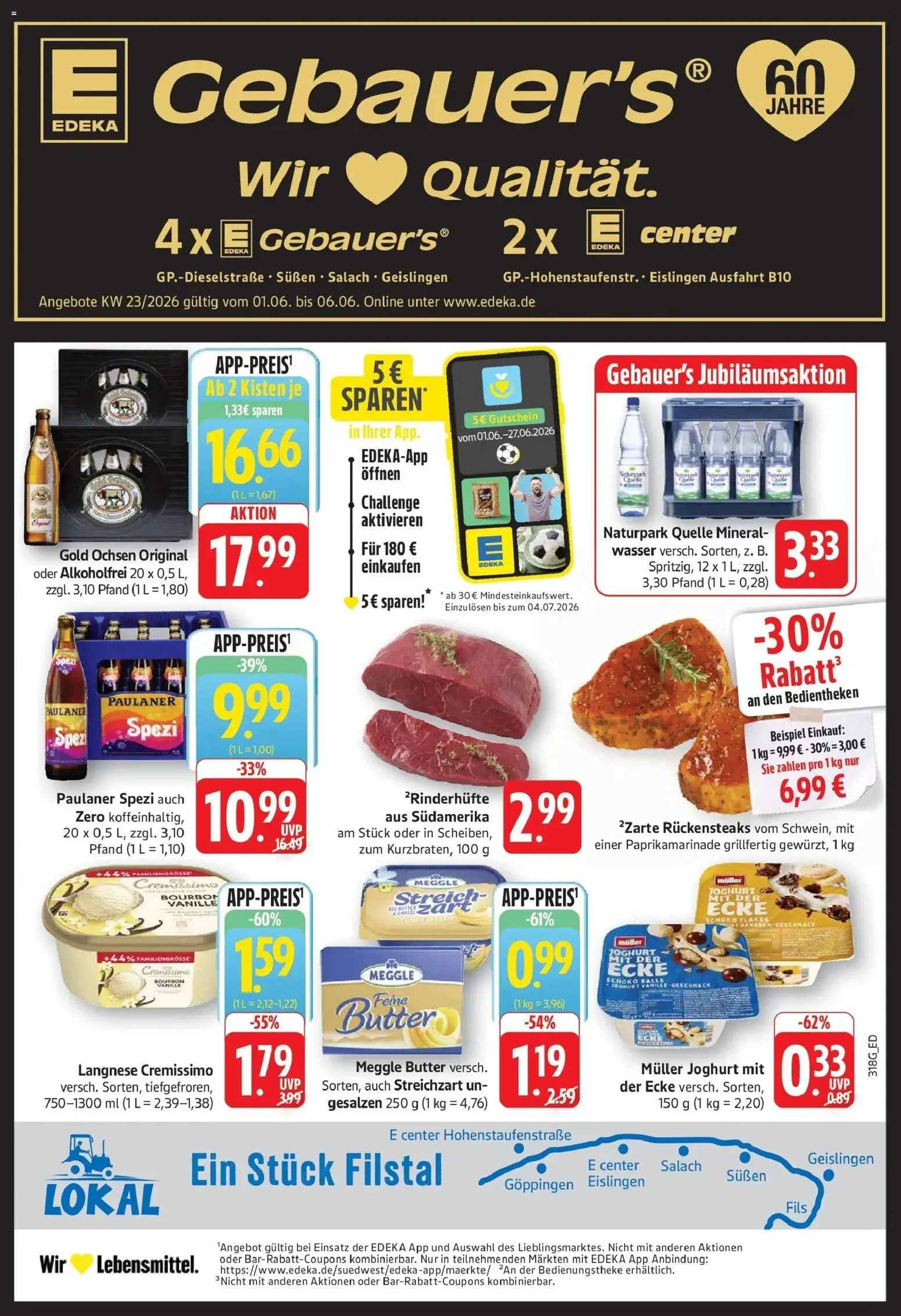 Vorschau von dem Prospekt des Geschäftes Edeka, gültig ab dem 01.06.2026