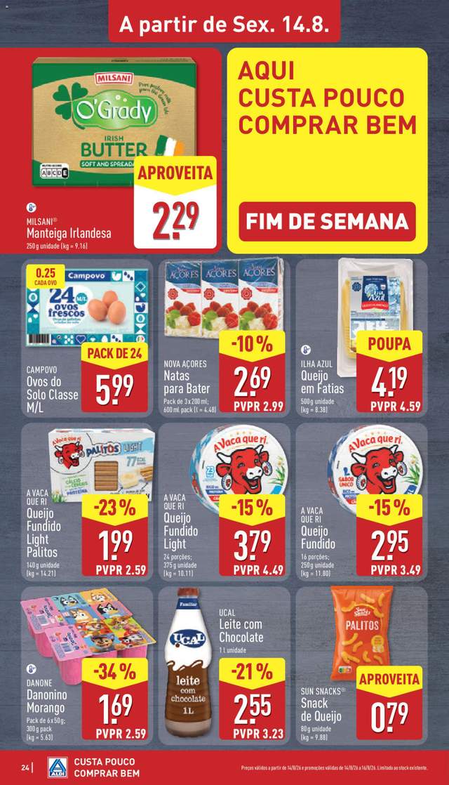 Novo folheto Aldi a partir de 10/08
