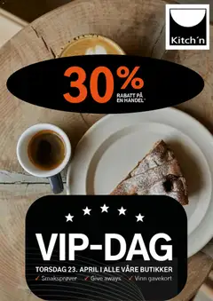 Forhåndsvis Kitch´n kundeavis fra butikk Kitch´n gyldig fra 23/04/2026