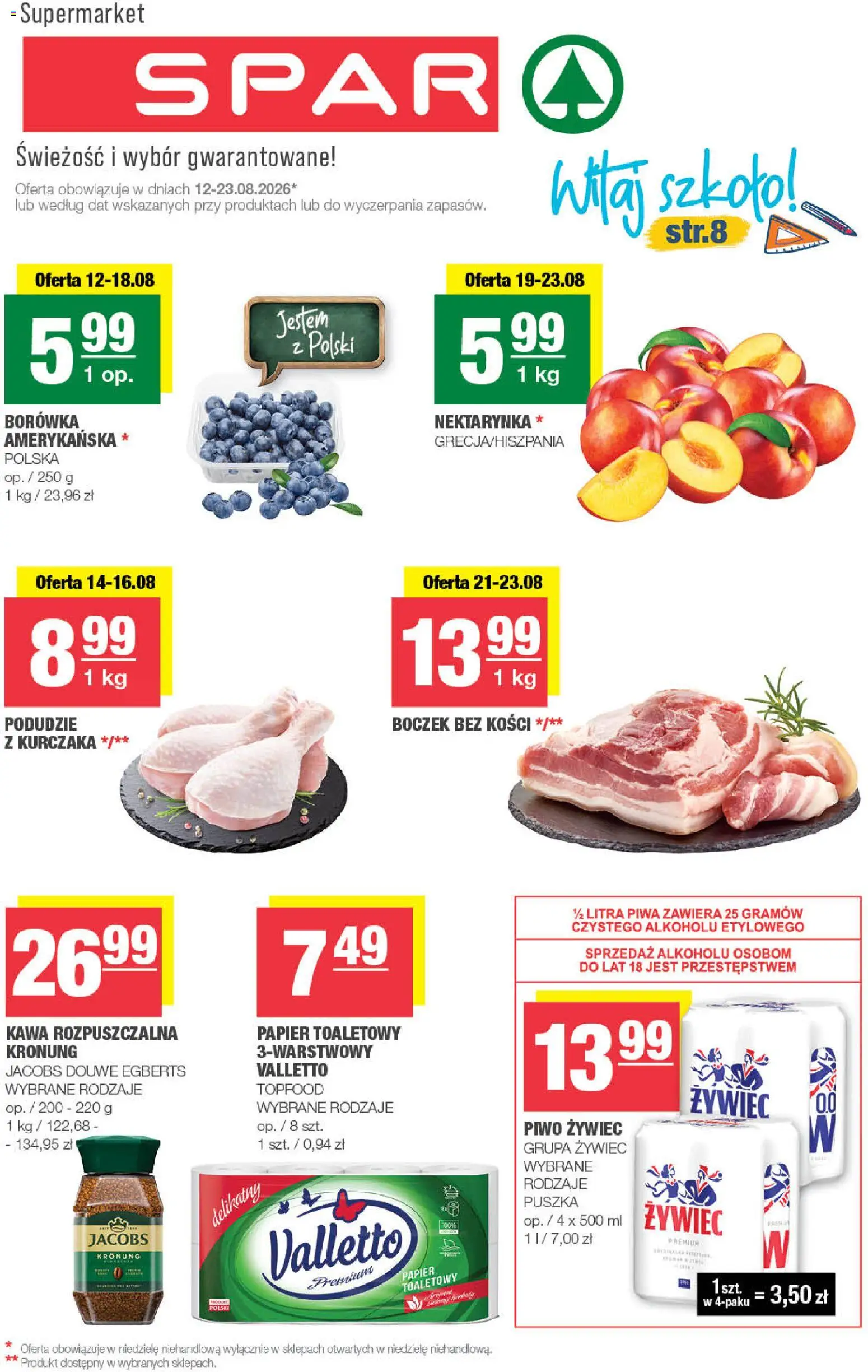 Pogląd gazetki "Spar gazetka" ze sklepu Spar ważnej od 12.08.2026