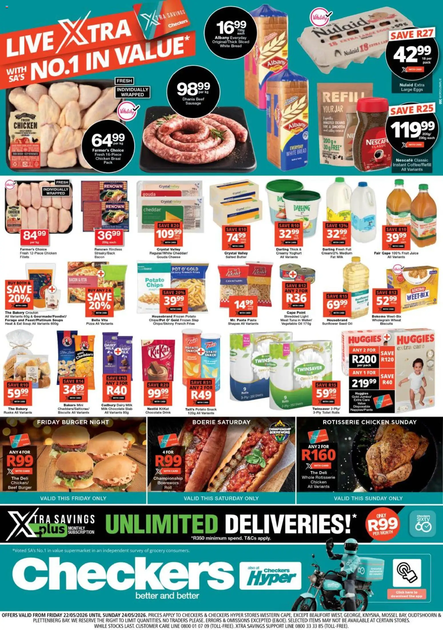 Preview of Checkers flyer valid from 22/05/2026
